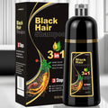 3 in 1 Black Hair Dye Shampoo - Style Elevates