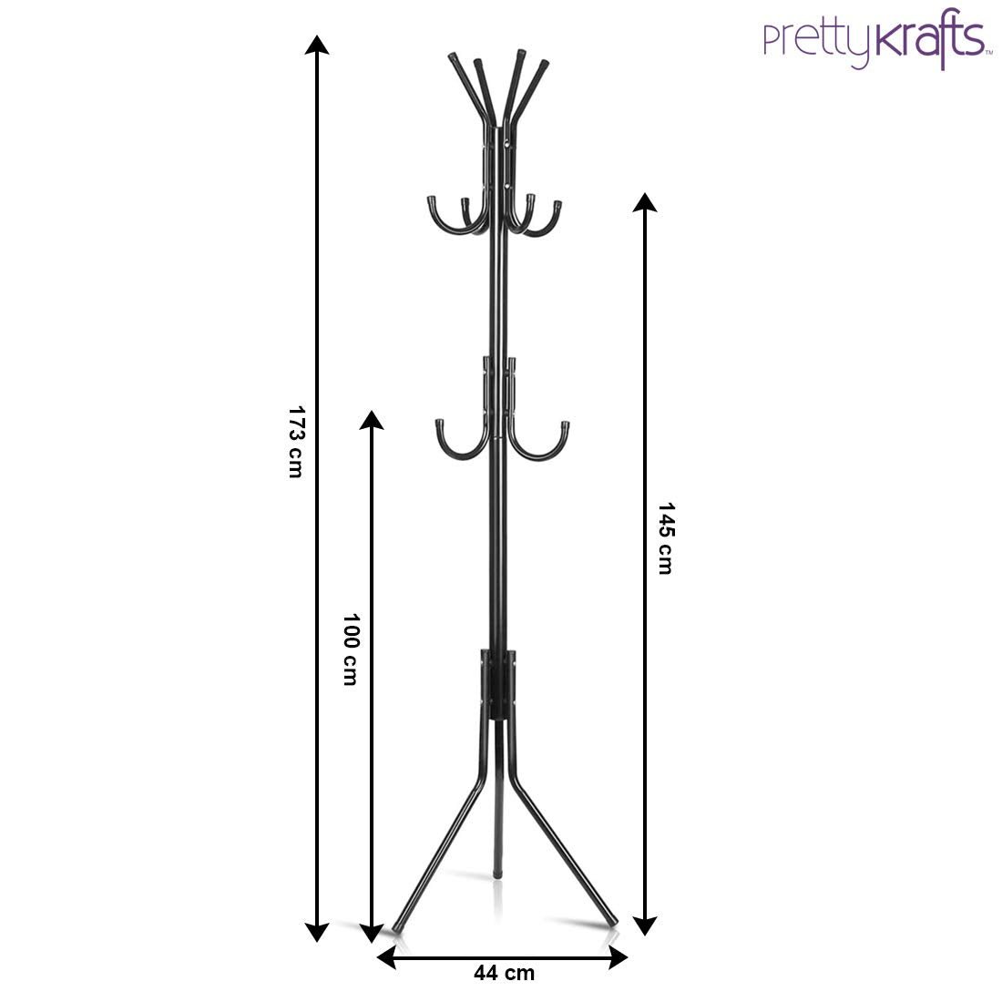 6 Hook Coat Hanger Clothes Stand Hanging Pole - Style Elevates