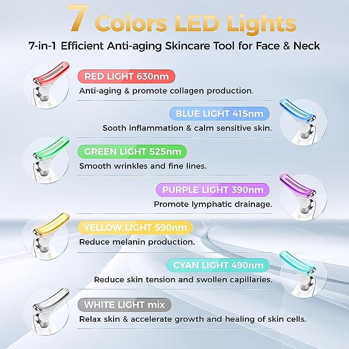 7 Color V Face Massager - Style Elevates