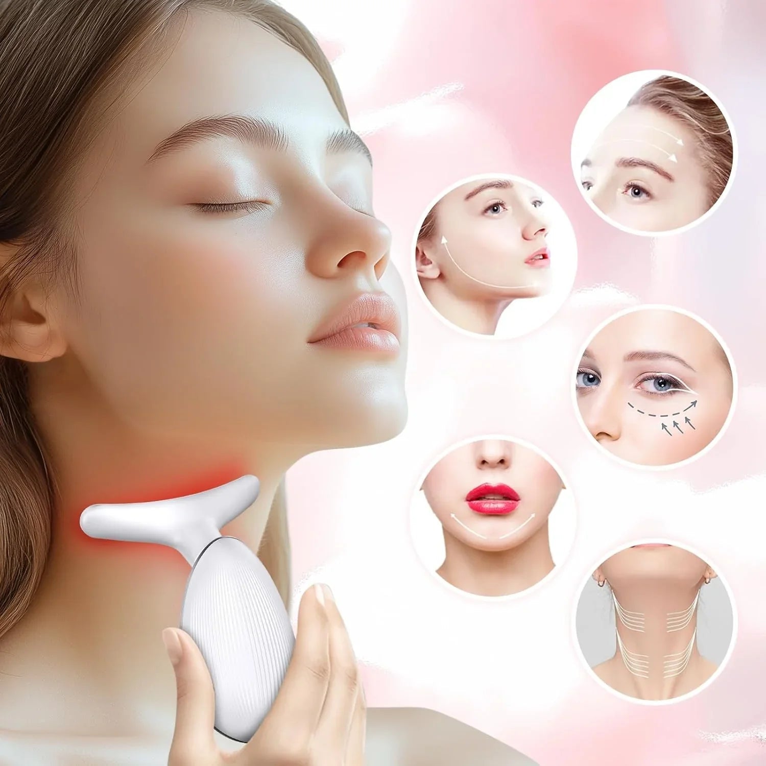 7 Color V Face Massager - Style Elevates