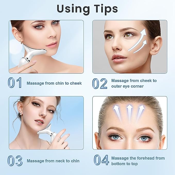 7 Color V Face Massager - Style Elevates