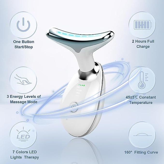 7 Color V Face Massager - Style Elevates