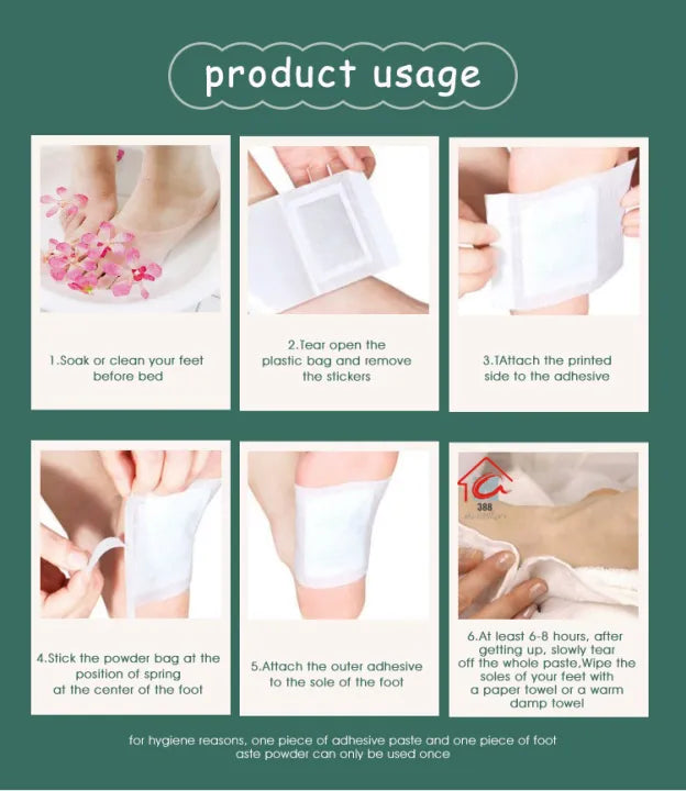 Foot Patches – Buy 5 Pieces, Get 5 Free (10 Total)
