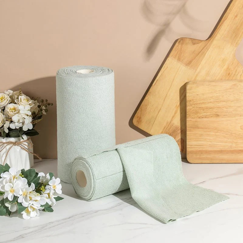 Microfiber Cleaning Cloth Roll(Pack of 25)