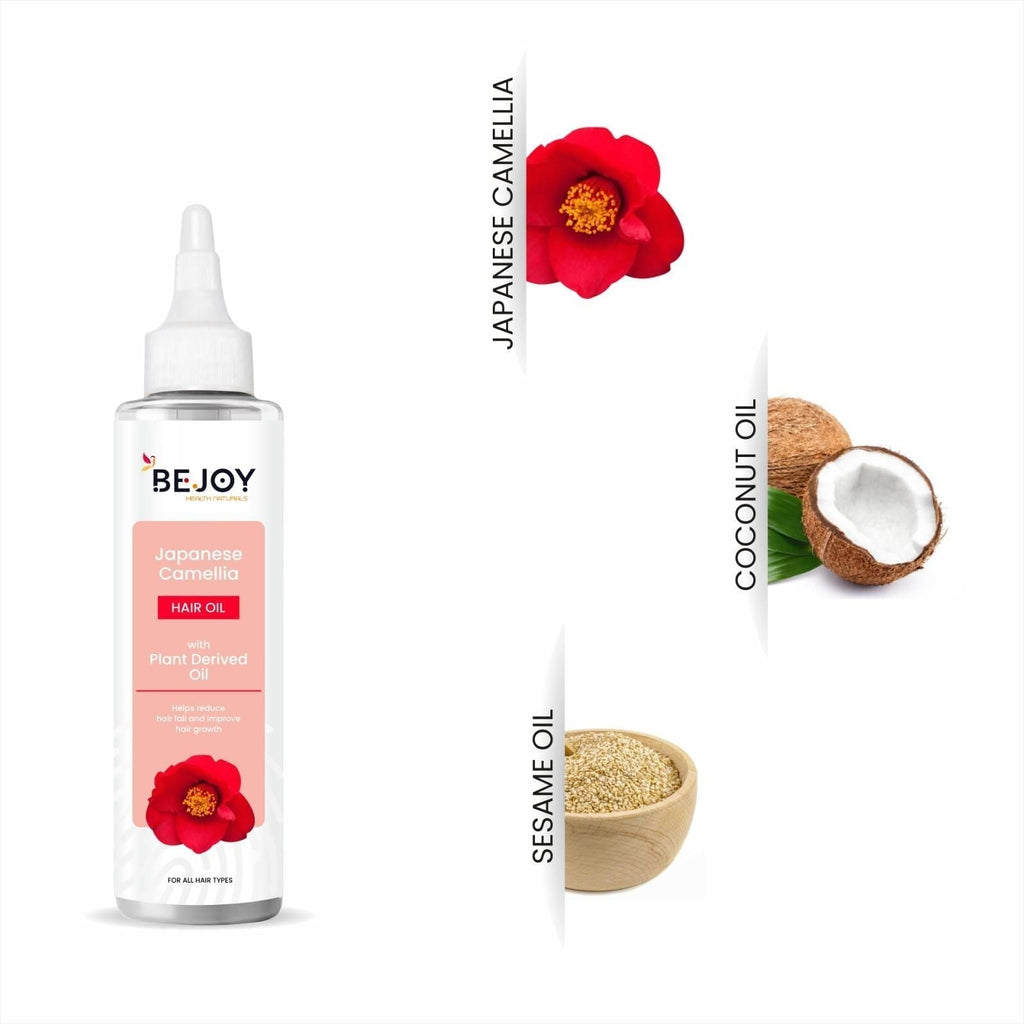 Bejoy Japanese Camellia Hair Oil 150 ml (Pack of 2) - Style Elevates