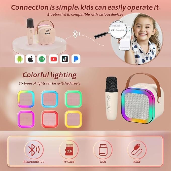 Bluetooth Karaoke Speaker with Microphone - Style Elevates
