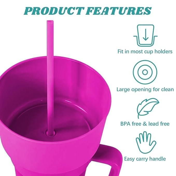 BPA-Free 2 in 1 Cup 900ml - Style Elevates