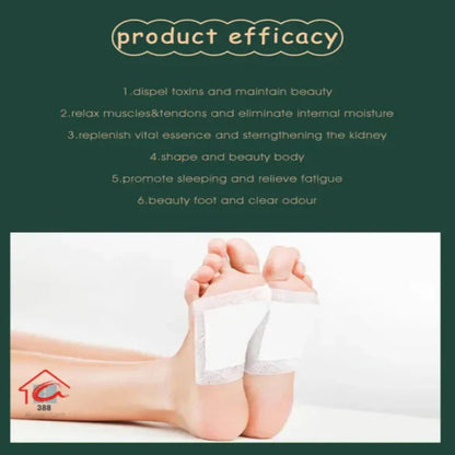 100% Herbal & Gentle Ingredient Detox Foot Pads