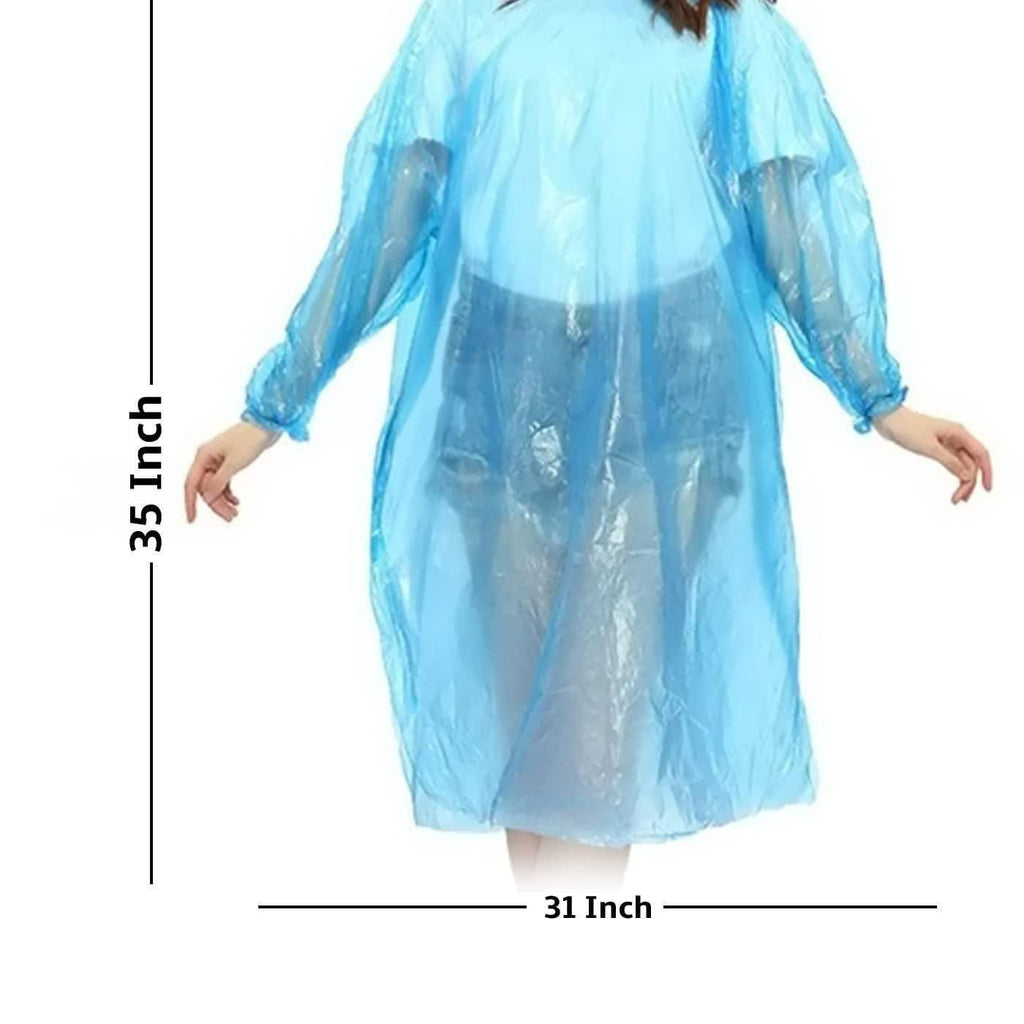 FULLY Reusable Wallet Rain Card Rain Coat for Adults (Set of 5) Multicolour - Style Elevates