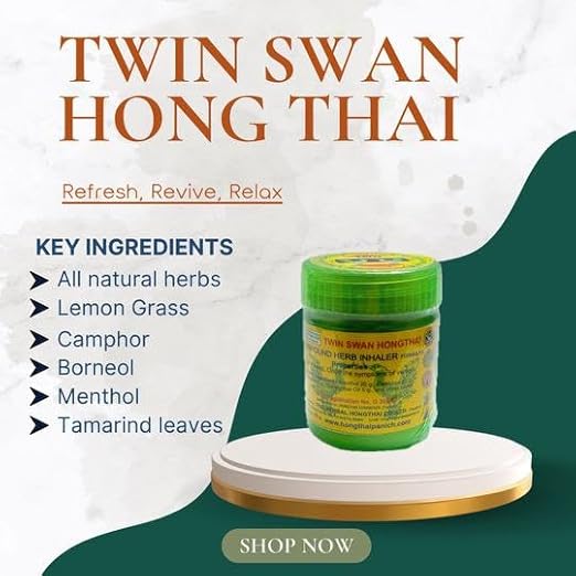 Hong Thai Herb Inhaler Traditional Thai Herbal Inhalant - Style Elevates