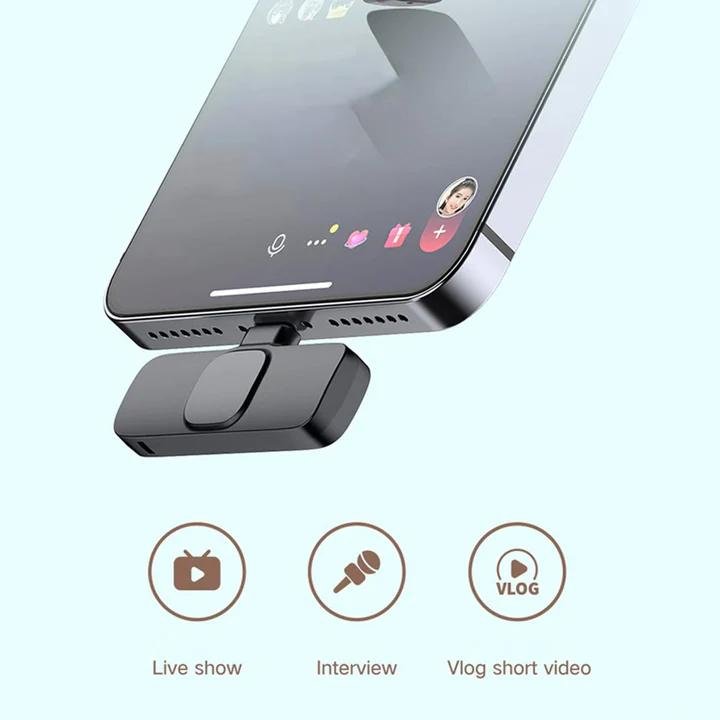 IMPORTED WIRELESS LAVALIER MICROPHONE AUDIO VIDEO RECORDING - Style Elevates