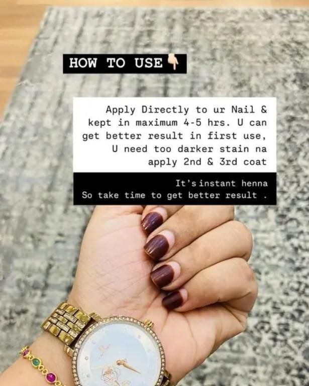 Instant Nail Injection Henna Mehendi Bottle 10ml - Style Elevates