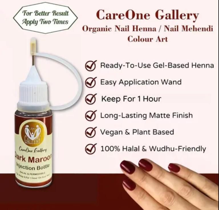 Instant Nail Injection Henna Mehendi Bottle 10ml - Style Elevates