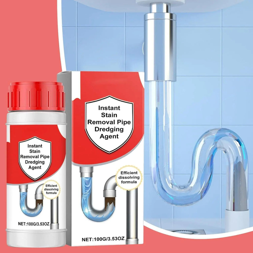 Instant Stain Removal Pipe Dredge Agent 100gm (Pack of 1) - Style Elevates