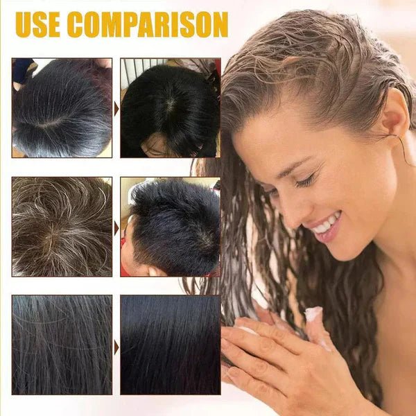 Japanese Long Lasting Natural Hair Dye Shampoo - Style Elevates