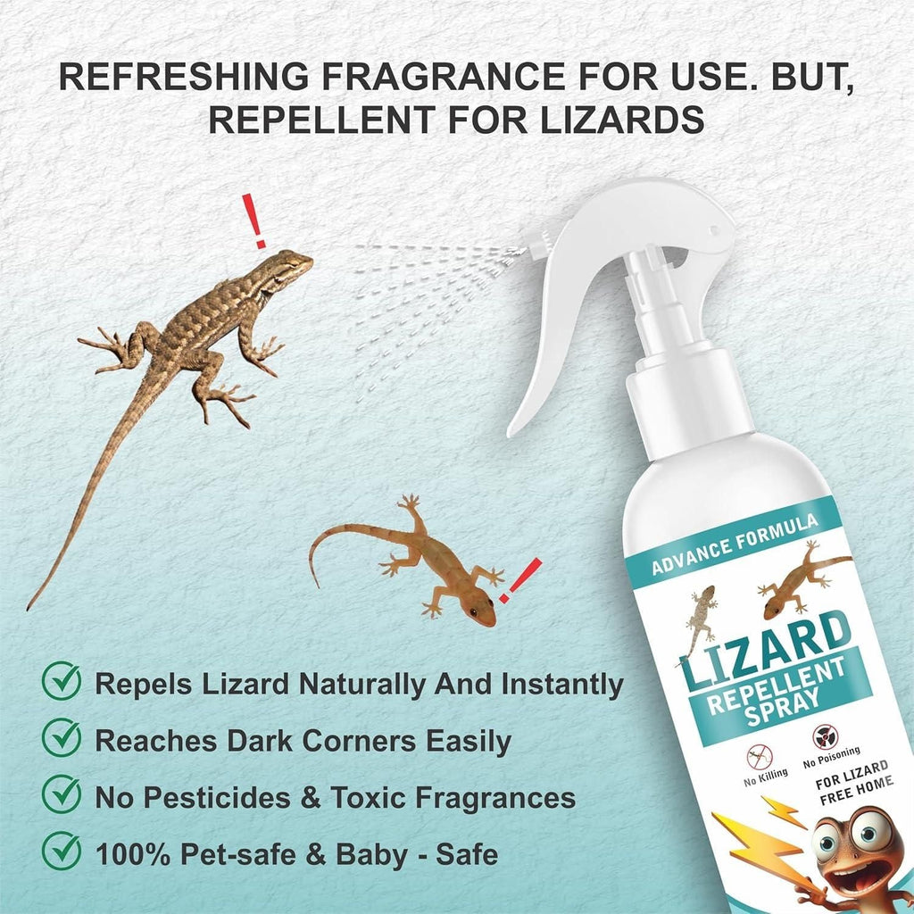 Lizard Repellent for Home Spray Pest Control 250ML (Pack of 2) - Style Elevates