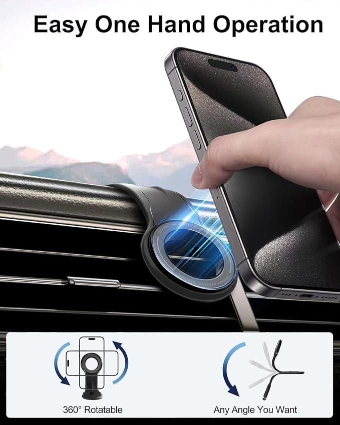 Magnetic Car Phone Holder - Style Elevates