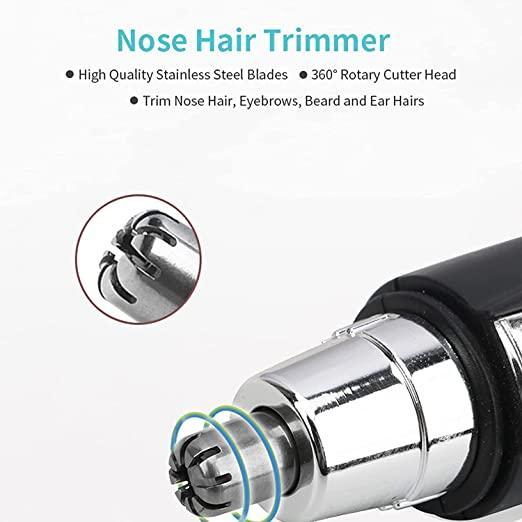 Nose Hair Trimmer Battery-Operated Ear and Nose Hair Trimmer Clipper Painless - Style Elevates