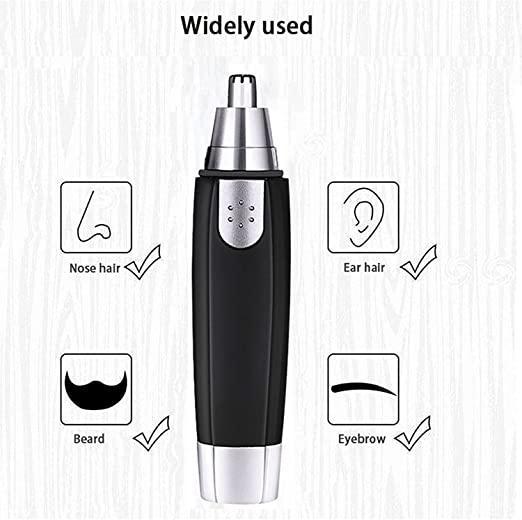 Nose Hair Trimmer Battery-Operated Ear and Nose Hair Trimmer Clipper Painless - Style Elevates