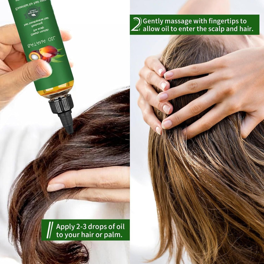 Organic Raw 100% Pure & Natural Batana Oil for Hair Growth (Pack of 2) - Style Elevates