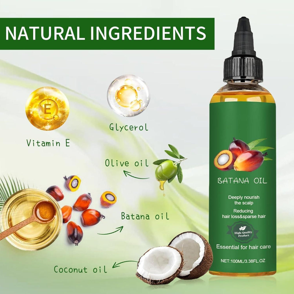 Organic Raw 100% Pure & Natural Batana Oil for Hair Growth (Pack of 2) - Style Elevates