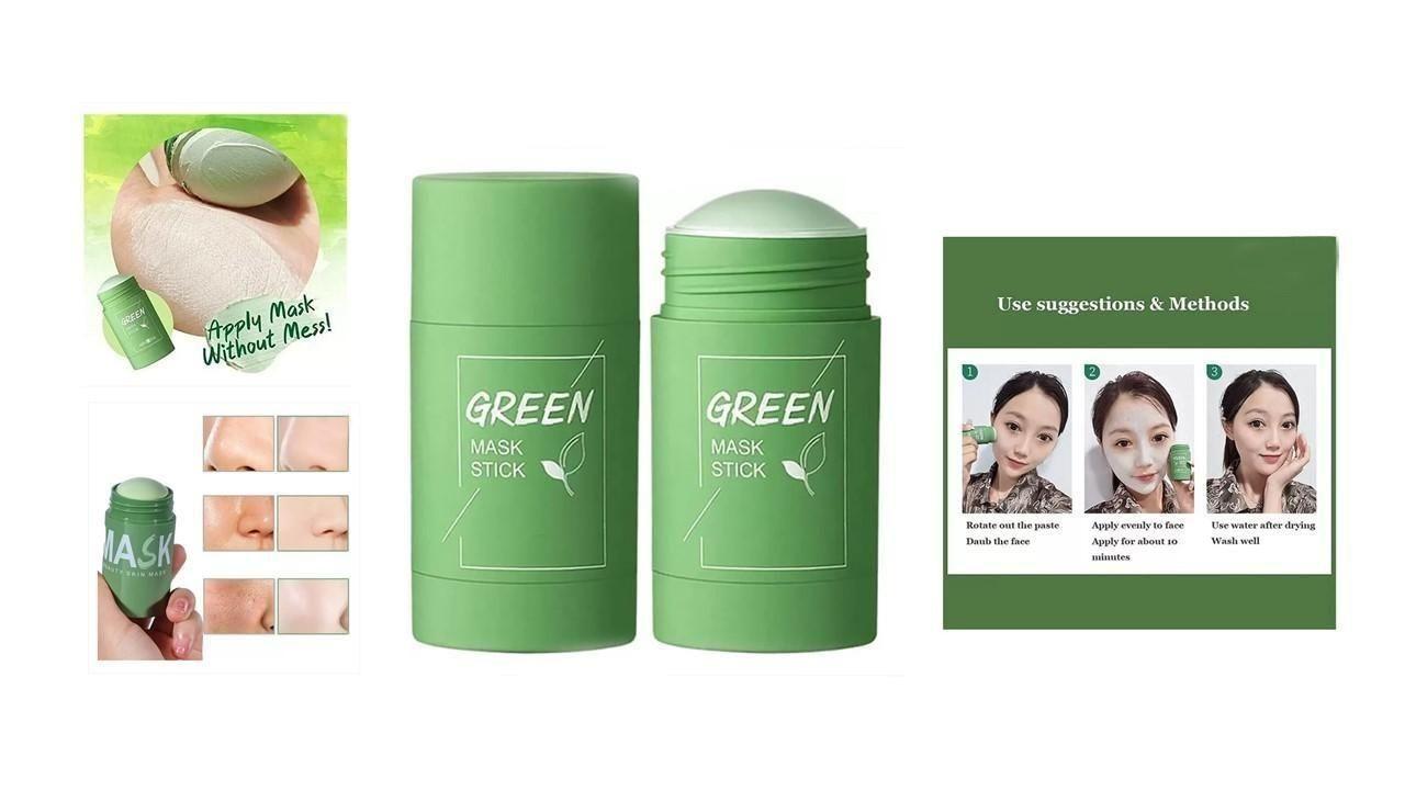 Professional Green Tea Face Mask Clay Sticks - Style Elevates