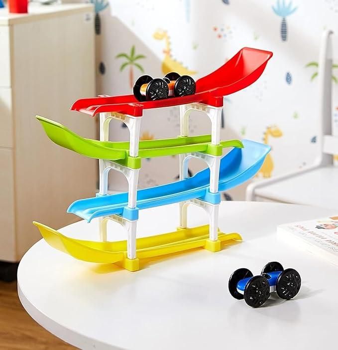 Ramp Racer , Multi level Ramp Racing Car Toy Set - Style Elevates