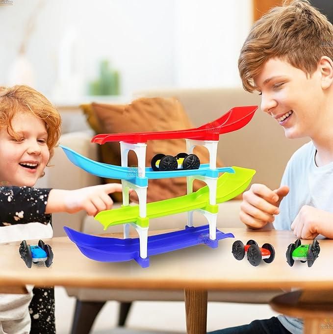Ramp Racer , Multi level Ramp Racing Car Toy Set - Style Elevates