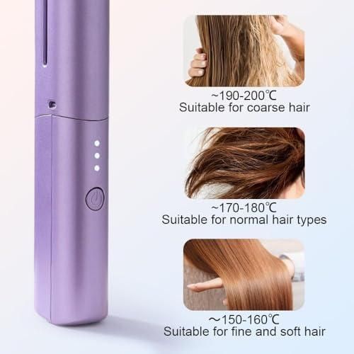 Rechargeable Hot Comb Hair Straightener - Style Elevates