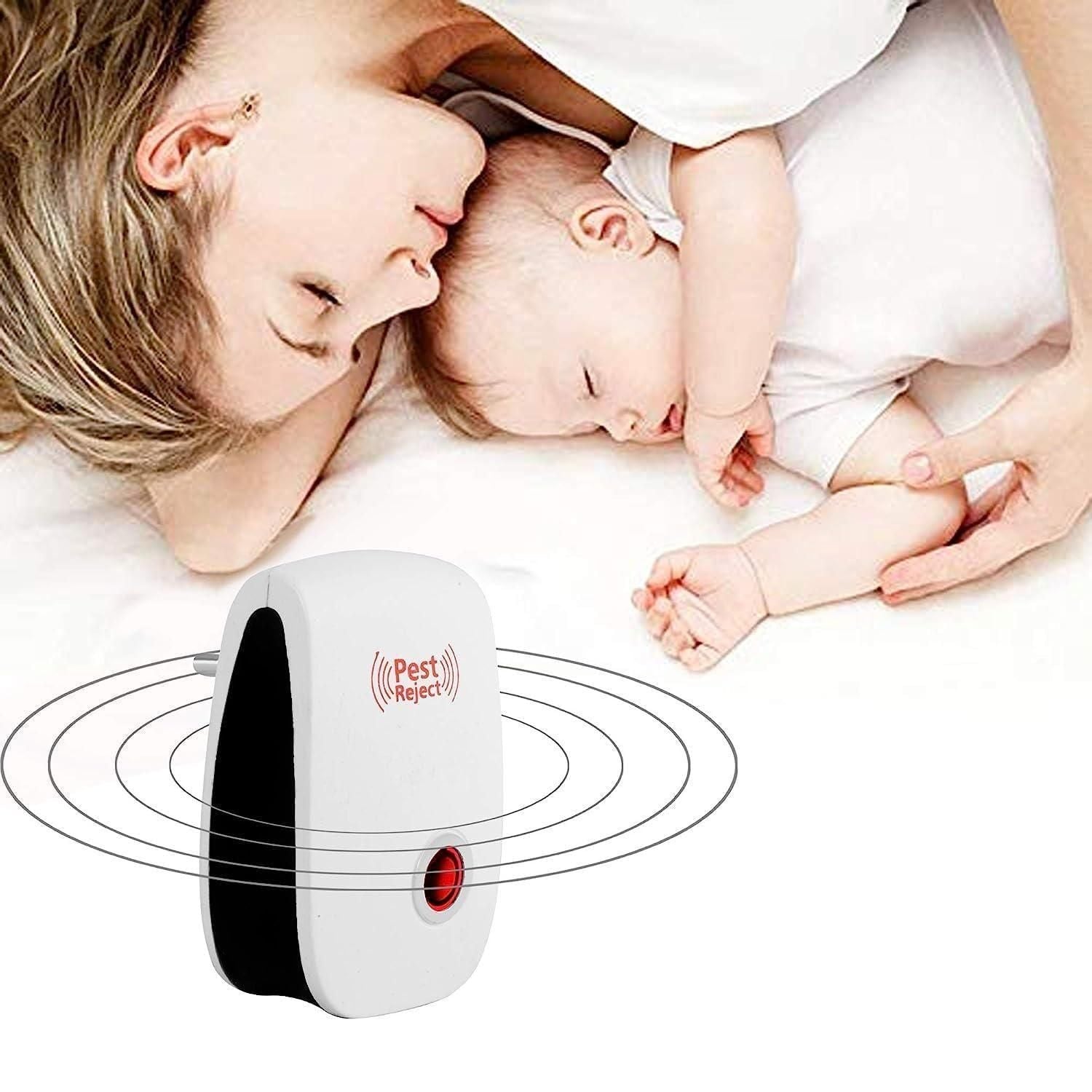 Ultrasonic Pest Repeller for Mosquito, Cockroaches, etc (Pack of 2) - Style Elevates