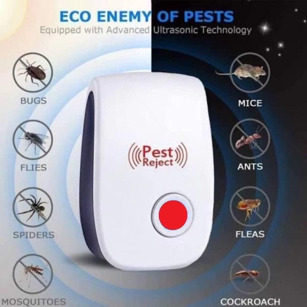 Ultrasonic Pest Repeller for Mosquito, Cockroaches, etc (Pack of 2) - Style Elevates