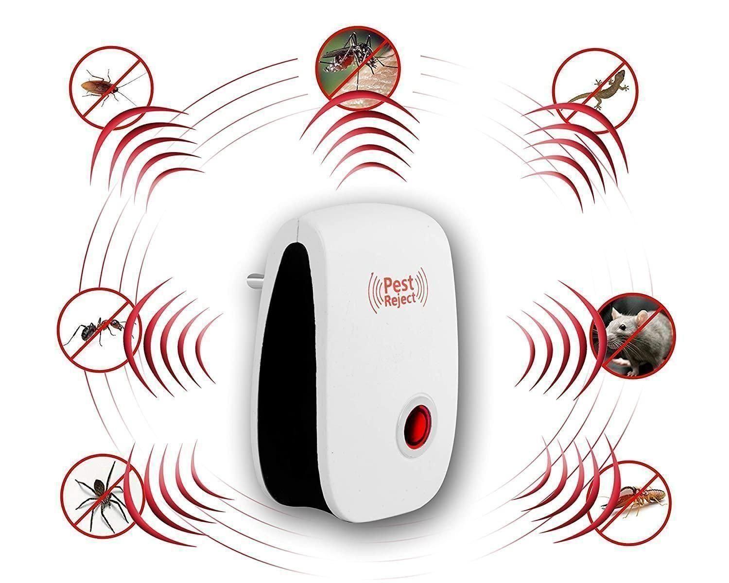 Ultrasonic Pest Repeller for Mosquito, Cockroaches, etc (Pack of 2) - Style Elevates