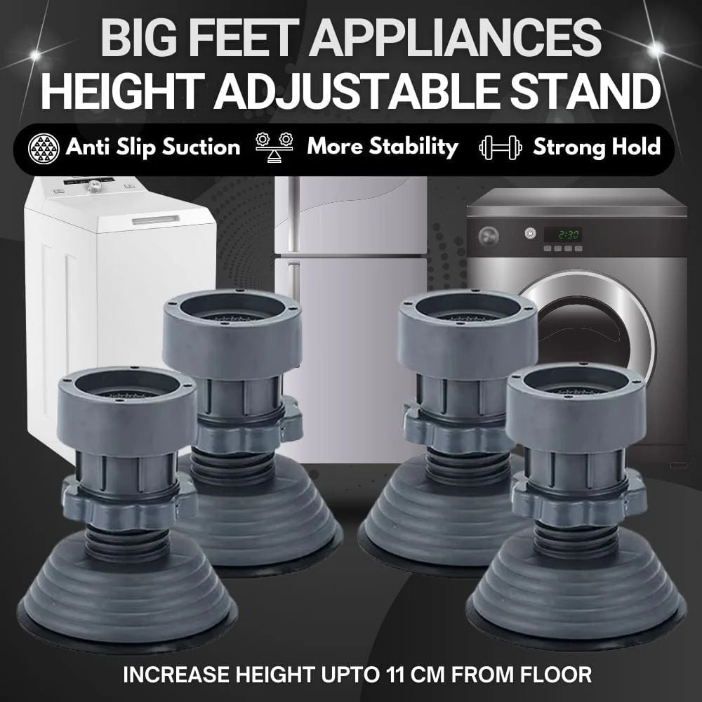 Height Adjustable Washing Machine Stand (Pack Of 4).
