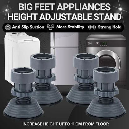Height Adjustable Washing Machine Stand (Pack Of 4).