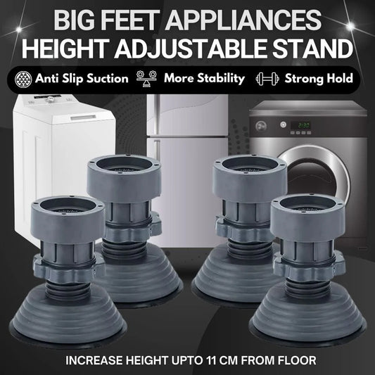 Height Adjustable Washing Machine Stand (Pack Of 4).