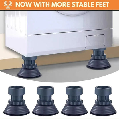 Height Adjustable Washing Machine Stand (Pack Of 4).