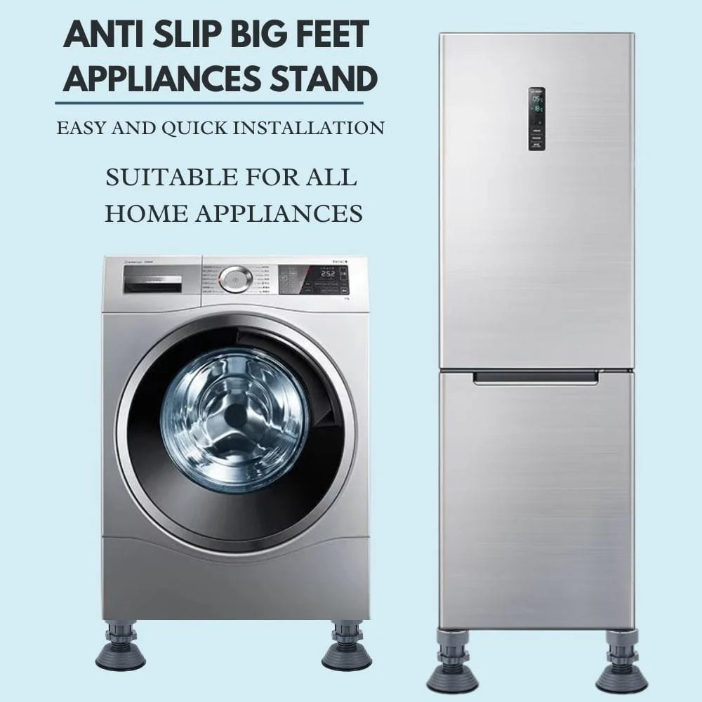 Height Adjustable Washing Machine Stand (Pack Of 4).