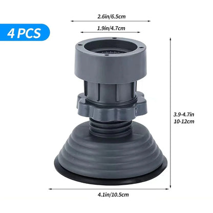 Height Adjustable Washing Machine Stand (Pack Of 4).