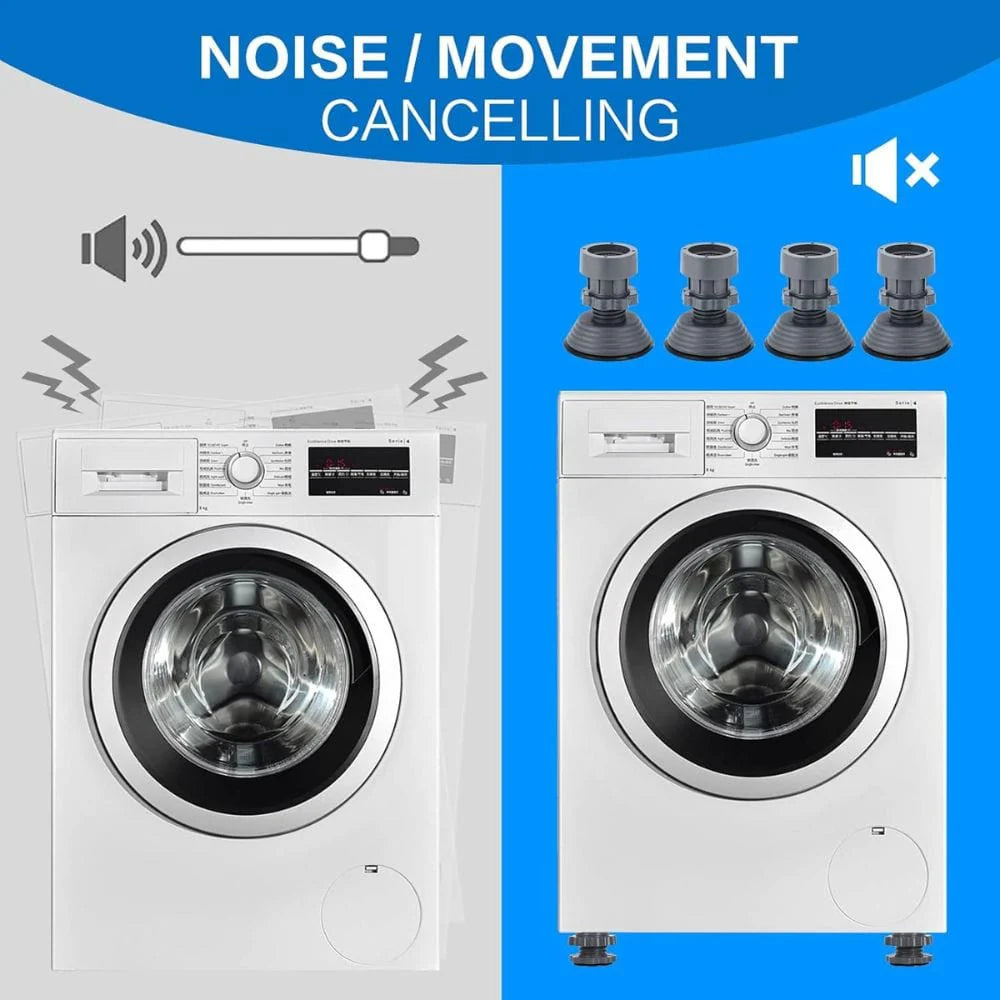 Height Adjustable Washing Machine Stand (Pack Of 4).